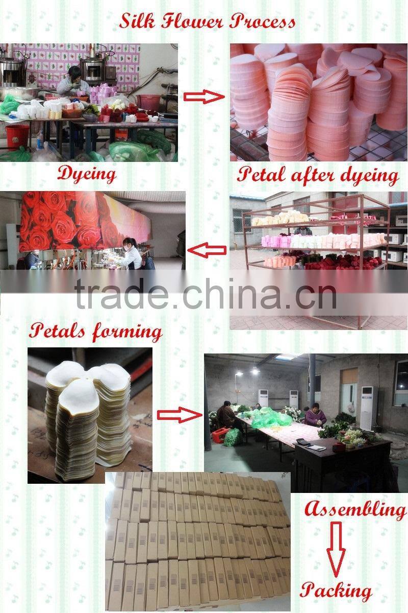 Evergreen leaves artificial decorative tree branch