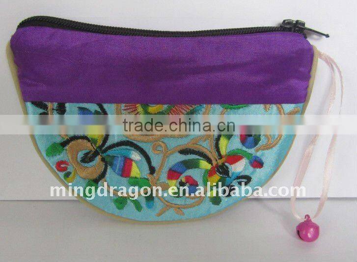 NEW CHINESE EMBROIDERY SILK COIN PURSE WALLET