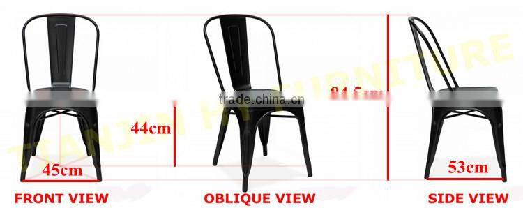 Modern Style Coffee Shop Chair, Affordable Metal Chair
