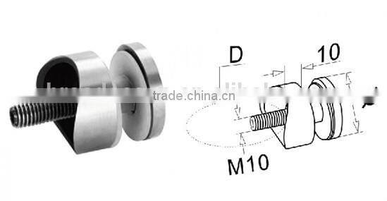 stainless steel pipe clamp/glass clamp stainless steel pipe clamp GC-09