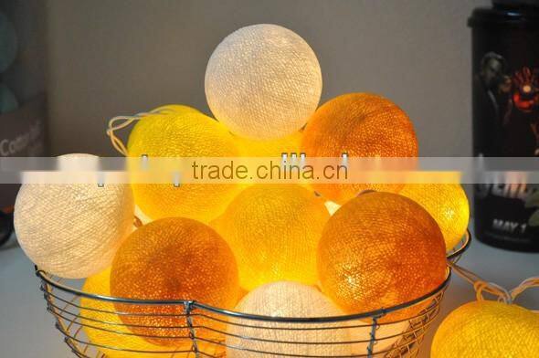 Fairy Light cotton ball string lights for Wedding Party and Decoration