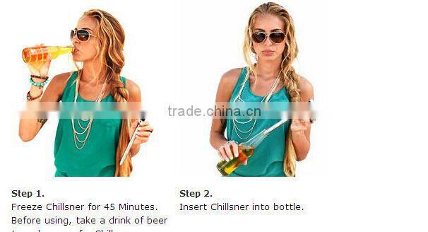NT-PC16 China wholesale suppliers magnetic beer metal beer chiller stick for sale