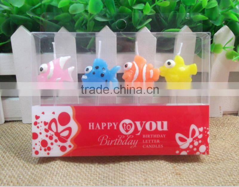 animation memorial candle/fish shaped candles/ball shaped candles