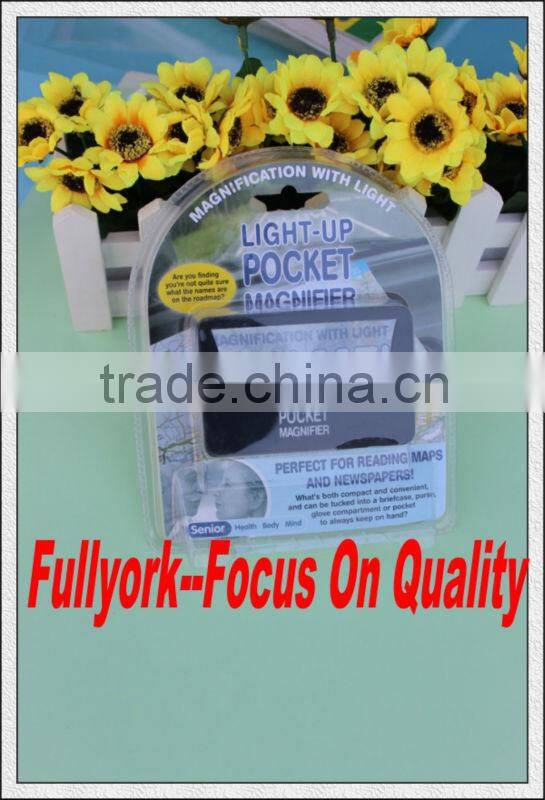 Credit Card Pocket Magnifier With Led Light As Seen On TV OWL Magnifier