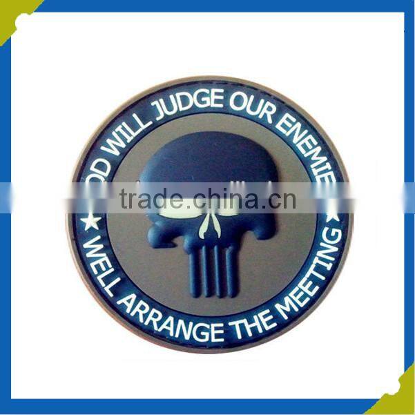 Fashion Garment pvc patch 3D SOFT PVC patch