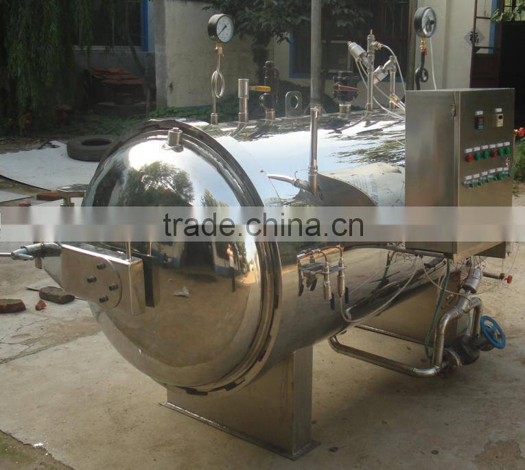 Spray-type superheated water sterilizer