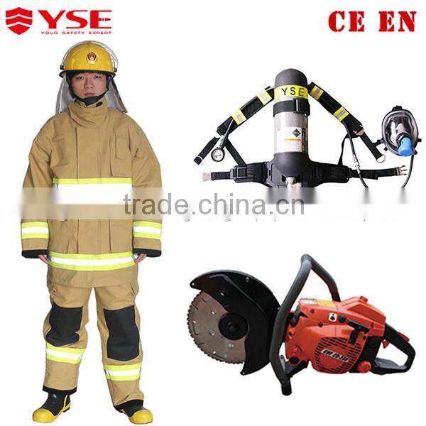 Aramid material fire protection hood