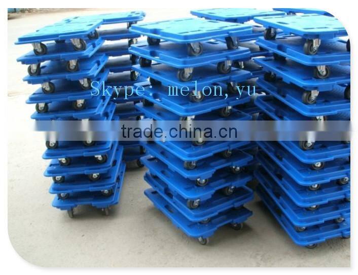Interlocking/Connectable Plastic Platform Dolly Cart