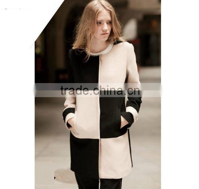 European designer high quality women fashion coats 2015