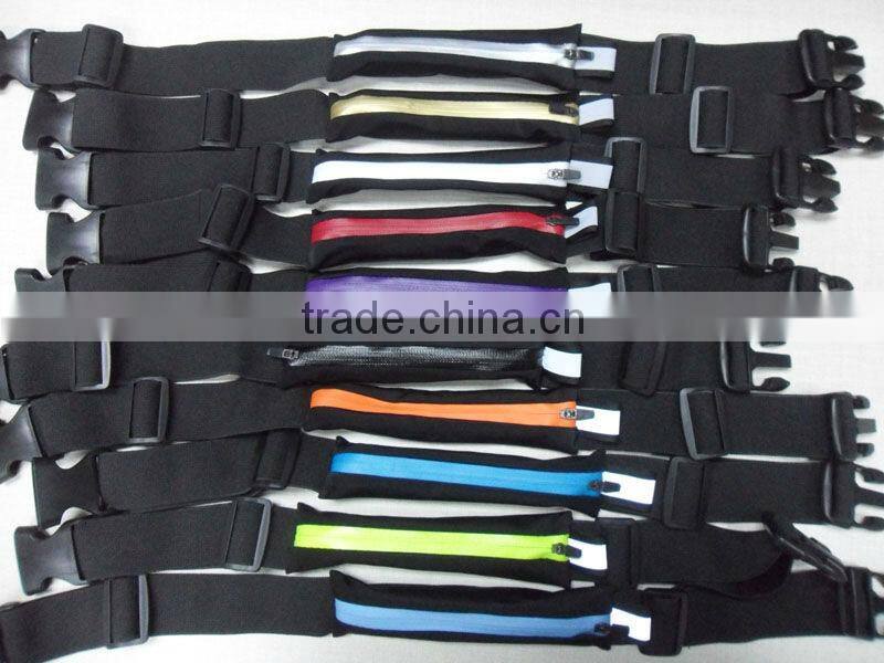 Wholesale custom sport waistbag for outdoor/Factory comfortable sport gym waistbag/ adjustable strap waistbag for sale