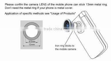 0.67X digital camera wide angle lens and macro lens