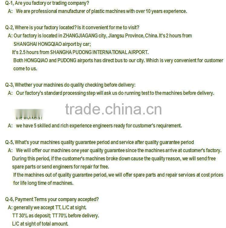 Conical twin screw PVC door board/window board extrusion line