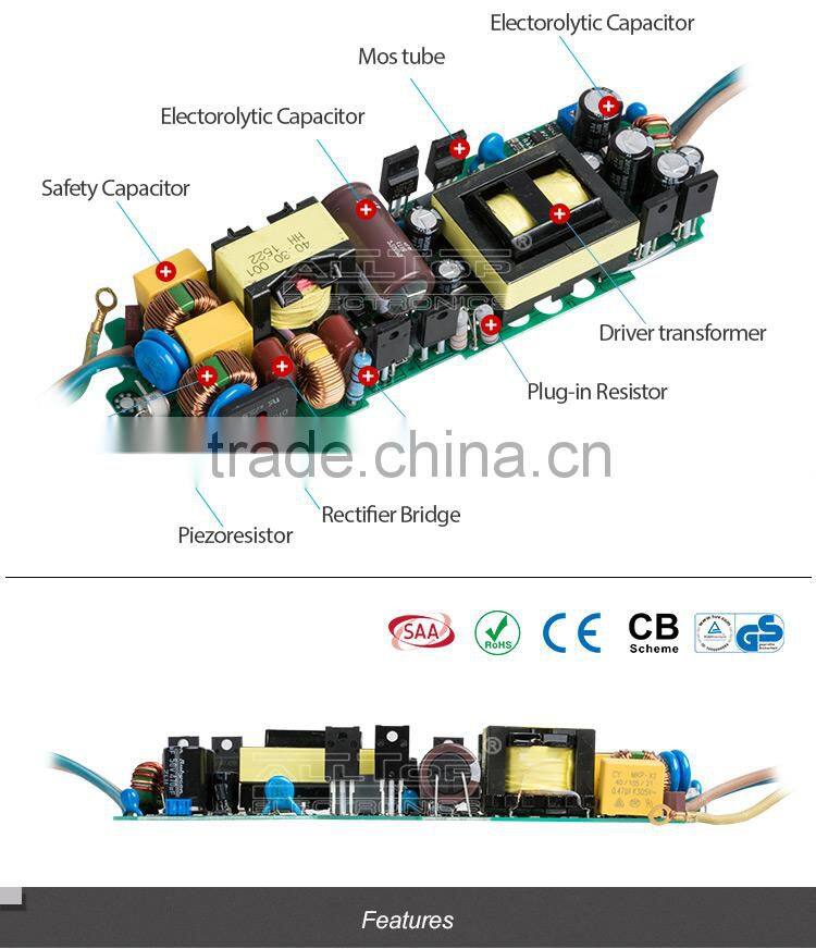 Constant current IP67 waterproof 150W 3000mA led power supply