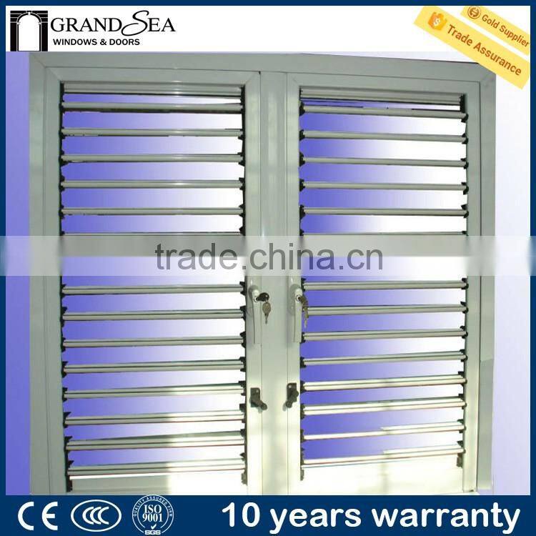 American style kitchen bathroom aluminum shutter window for sale