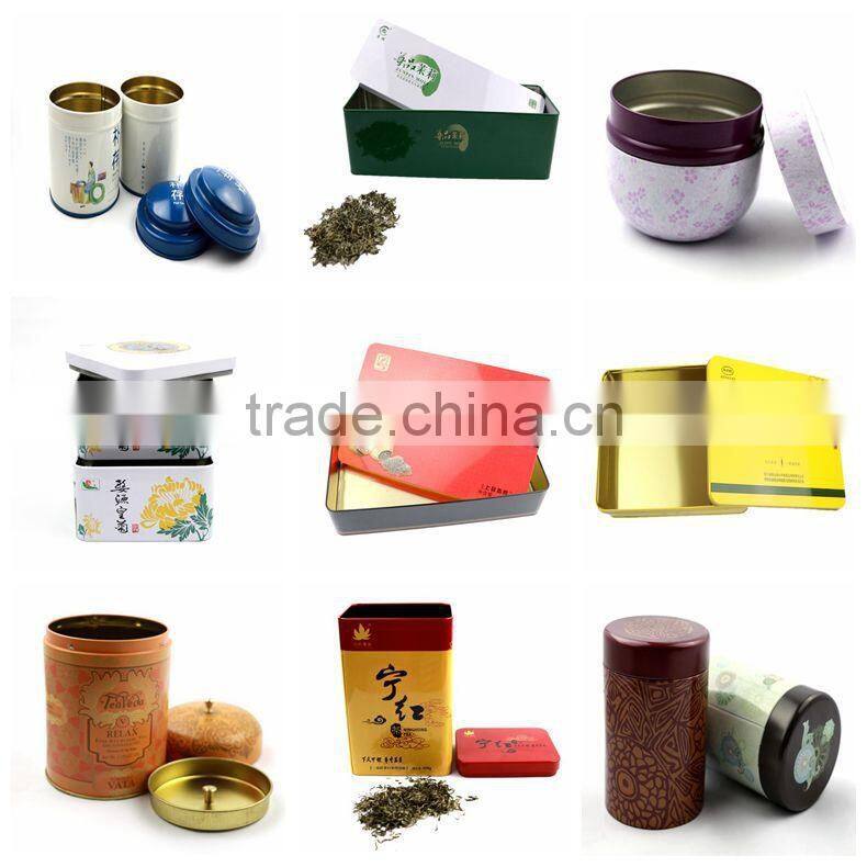 high quality of round tin box / candle metal packaging box