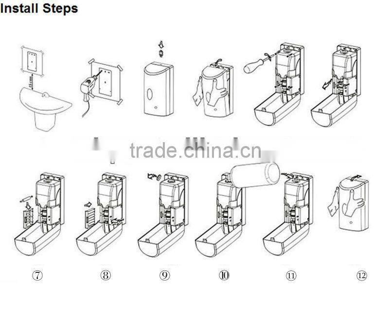 Wall-Mounted Foam Soap Dispenser
