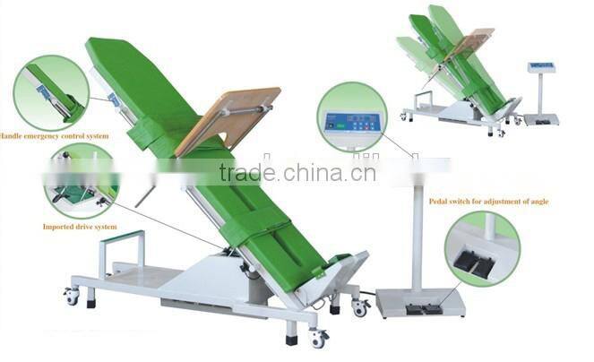 DD-2 Height Adjustable Manually Tilt Table Bed