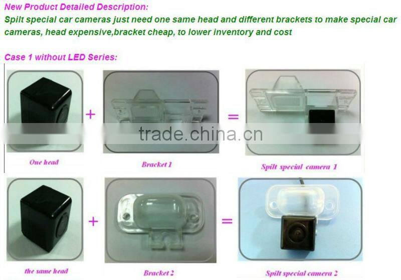 car mini sony ccd parking assistant system hidden cameras for HYUNDAI SANTA FE/AZERA