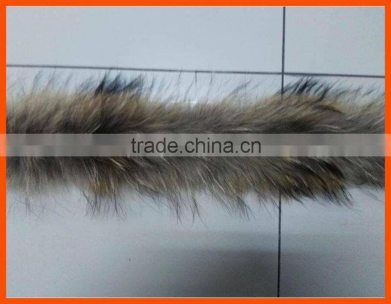 good quality raccoon fur trimming strips