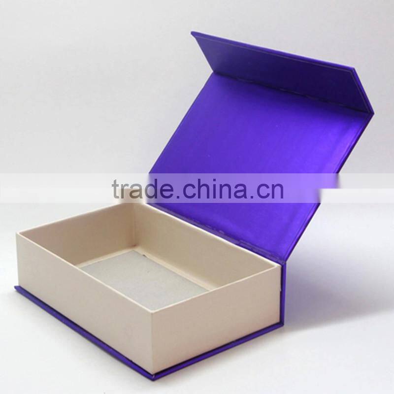 Hard paper folding box magnetic packaging box