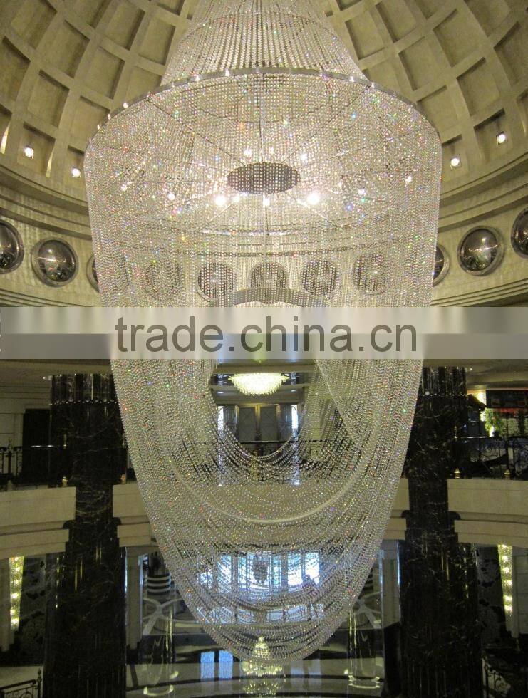 Hotel lobby light/lobby light crystal light/large engineering lights