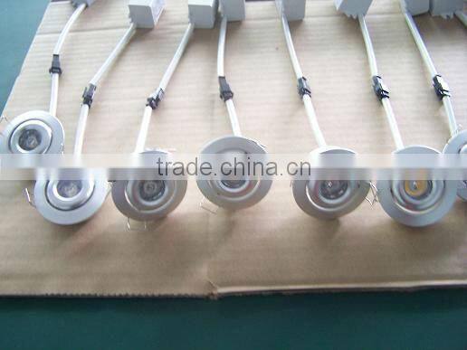 Adjustable 1W Mini LED Downlight, CE RoHS certificated