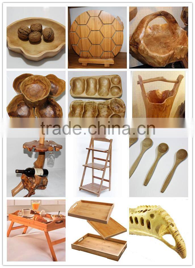 2016 New Natural Wood Root Fruit Plate with tree bark