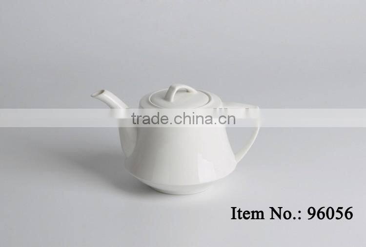white durable fine China porcelain tea pot