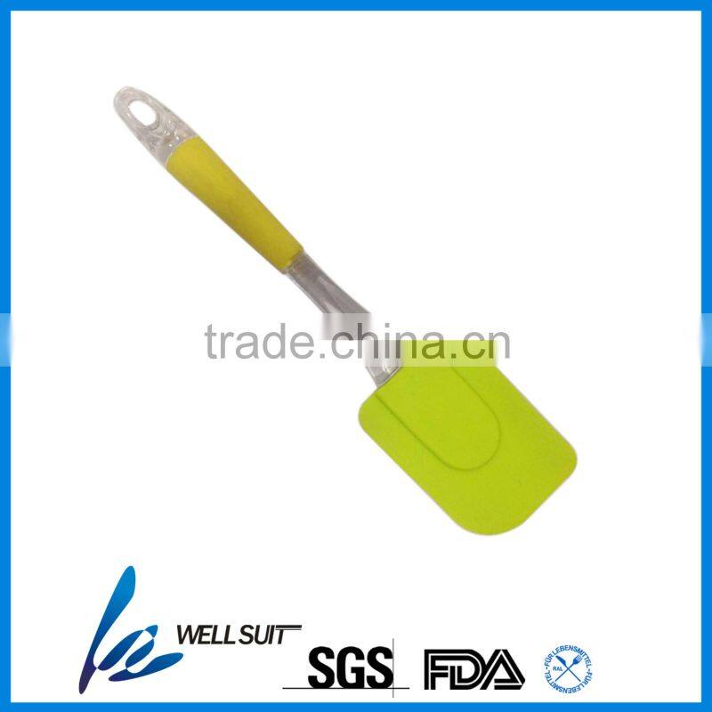 Food grade best silicone spatula with PS and TPR handle