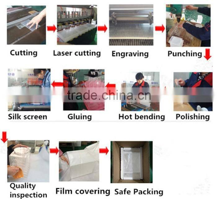 Manufacturer supplier customized acrylic wine bottle rack / customized acrylic wine display rack