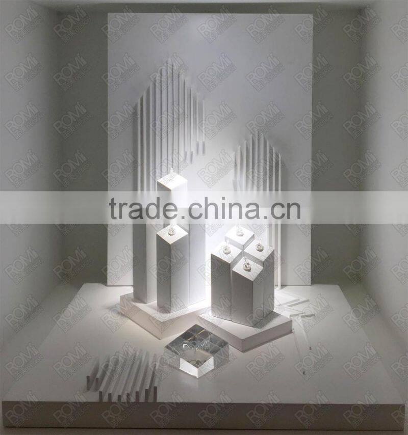 simple jewelry window display acrylic jewellery display stands