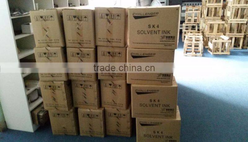 100% original Challenger ink sk4 solvent ink for spt print head