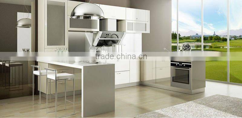 lacquer stainless steel kitchen cabinet-Z003