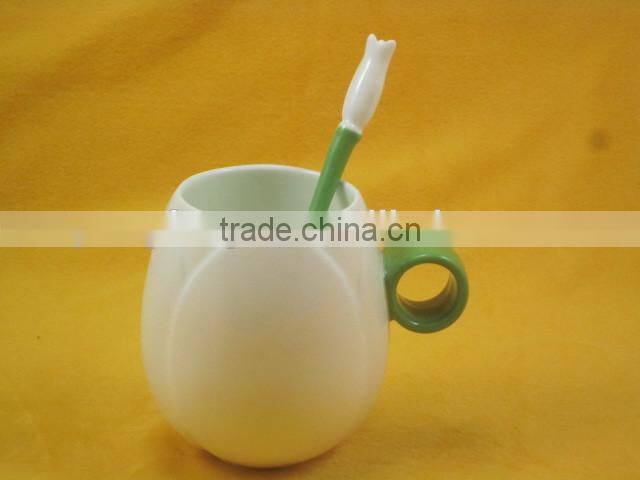 YF18680 3D coffee mug with spoon