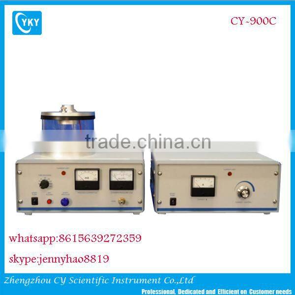 lab mini type low vacuum DC Iron sputtering coater of gold