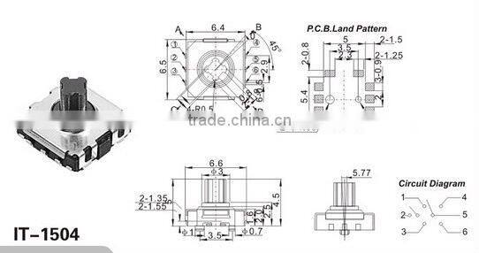 Tact switch &Miniature Type Digital Camera Push bottom Tact Switch
