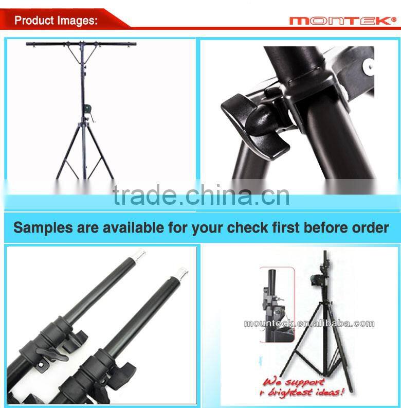 good quality winch-up lighting stand height 3m load 60kg t-bar tripod dj lighting stand