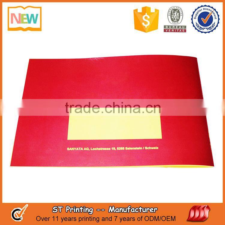 Lamination advertising video book