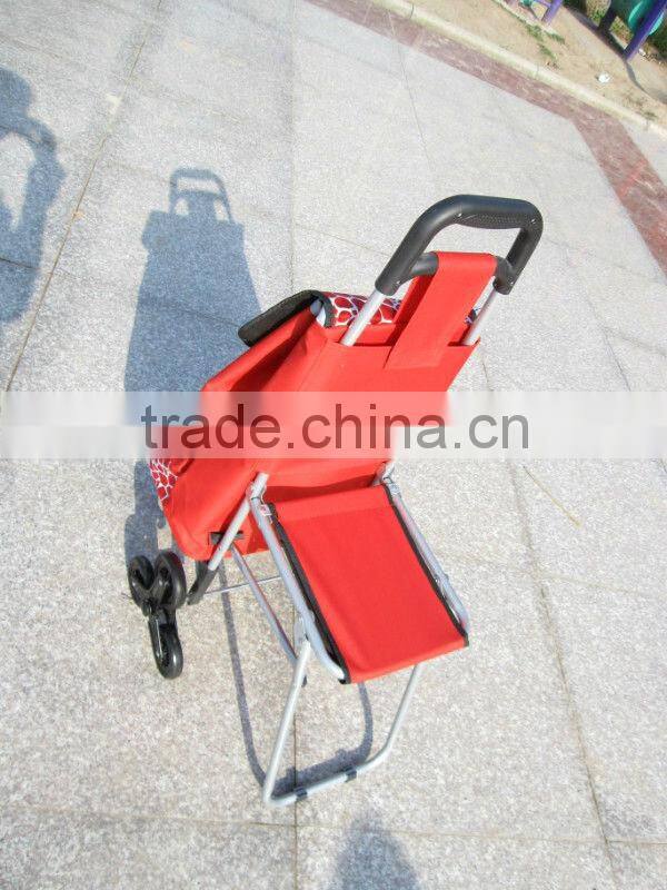 luggage cart ,shopping trolley bag,shopping trolley bag with seat-GW09