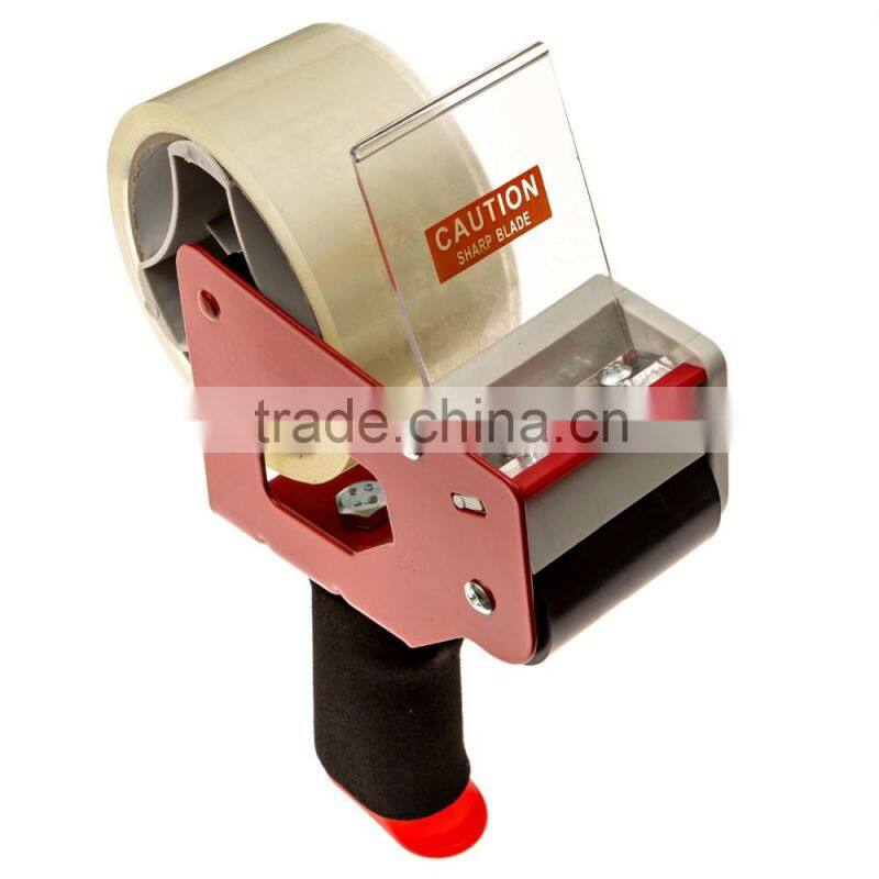 Heavy Duty Metal Professional Tape Dispenser Gun AND 2 Rolls of 55-Yard Standard 2" Inch Tape
