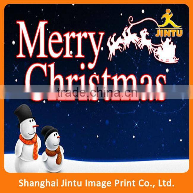 Merry Christmas Banner Flag/Holiday flag/stick flag (JTAMY-2015110509)