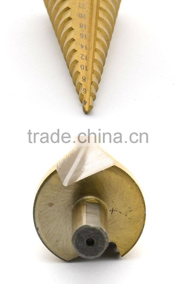 New 3Pcs Large HSS Steel Step Cone Drill Titanium Bit Set for Hole 4-12/20/32mm TK1066