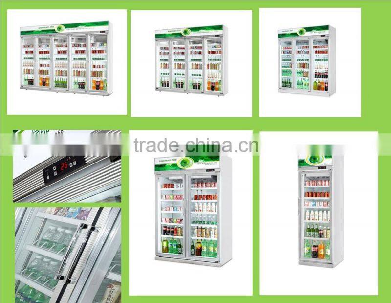 upright display freezer 4 door large display area