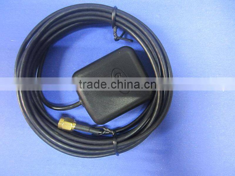 Car Stereo Radio GPS Navigation Antenna with SMA Male Connector 3M Cable