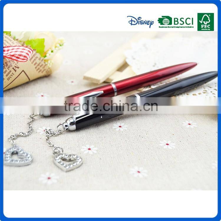 Japanese 2 color metal ball pen with Widget