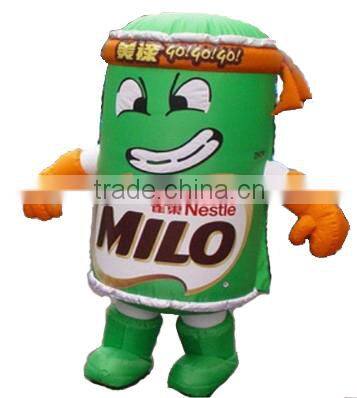 advertising inflatable orange juice bottle