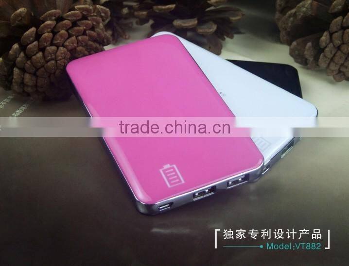 OPPUM 8400mah 5V 1A portable battery charger li-polymer cell powerbank China manufacturer VT-900