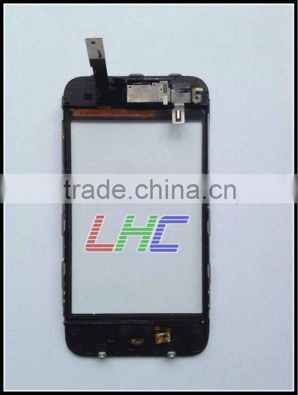 100% original 3GS digitizer touch screen with glass for iphone /apple