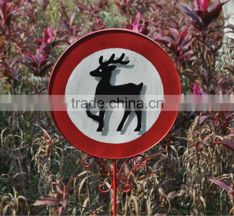 Custom design field identification metal garden signs
