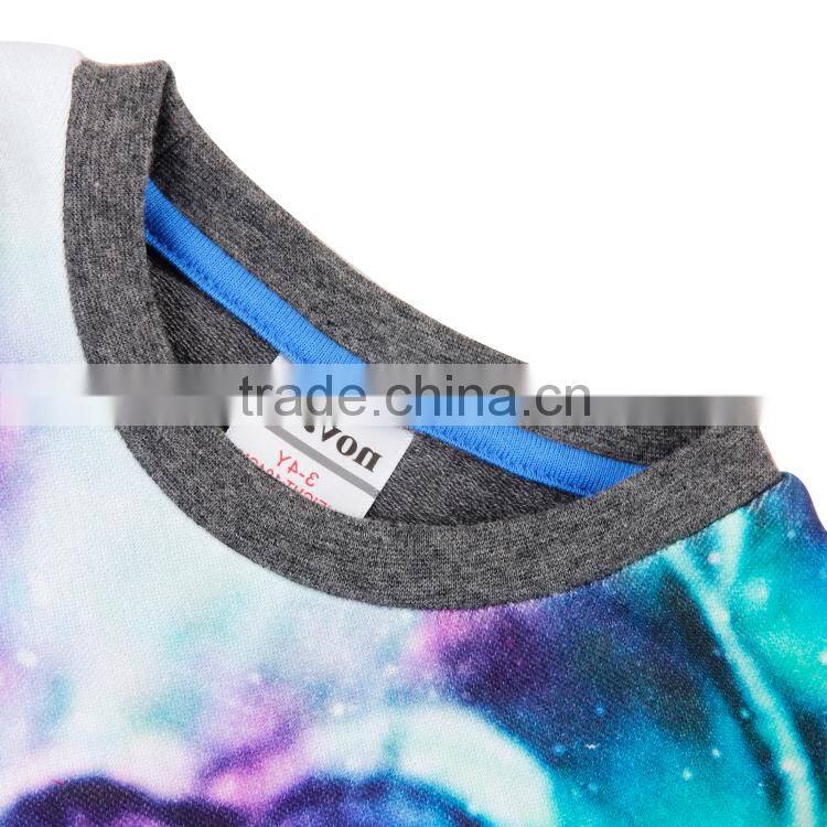 (A5961) 2-6Y 3d print children t shirts winter nova kids tops tshirts high quality toddler boys clothes